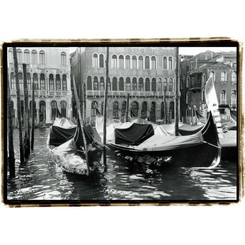 Waterways of Venice XIV Black Modern Wood Framed Art Print by DeNardo, Laura