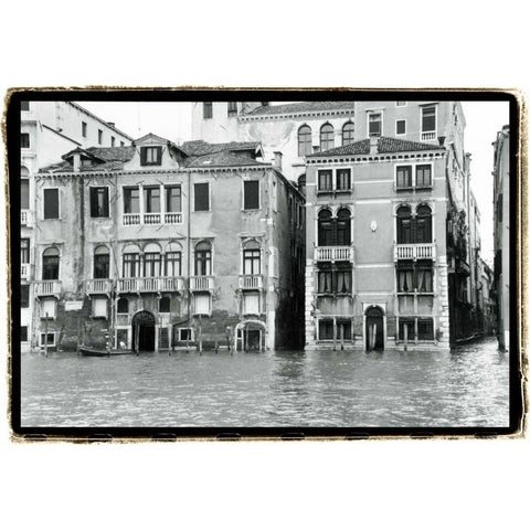 Waterways of Venice XVI Gold Ornate Wood Framed Art Print with Double Matting by DeNardo, Laura