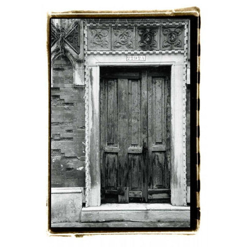 The Doors of Venice I White Modern Wood Framed Art Print by DeNardo, Laura