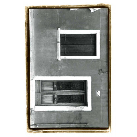 The Doors of Venice VIII White Modern Wood Framed Art Print by DeNardo, Laura