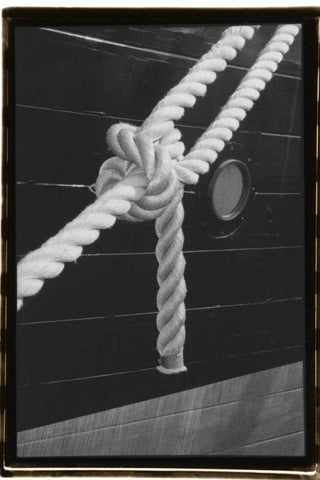 Secure Harbor Black Ornate Wood Framed Art Print with Double Matting by DeNardo, Laura