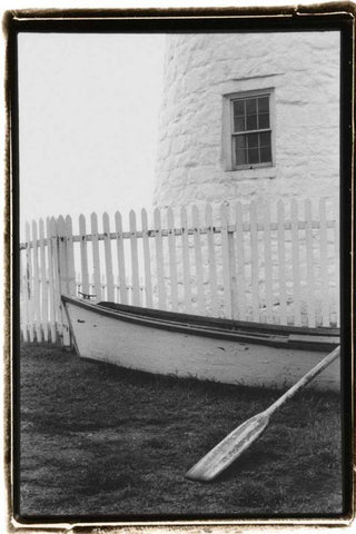 Ready For The Tide Black Ornate Wood Framed Art Print with Double Matting by DeNardo, Laura