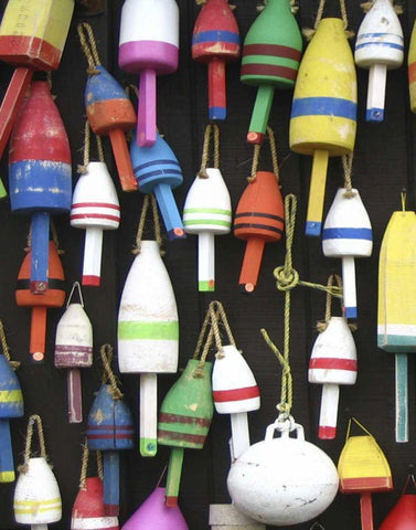 Northeast Harbor I Black Ornate Wood Framed Art Print with Double Matting by Fagalde, Jarman