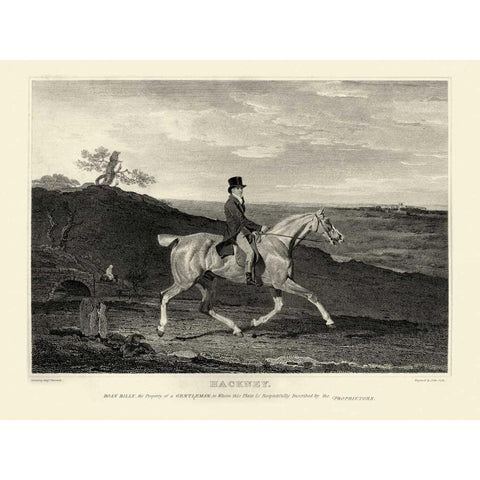 Hackney Gold Ornate Wood Framed Art Print with Double Matting by Scott, John