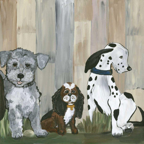 Sit and Stay II White Modern Wood Framed Art Print by Choate, Lisa