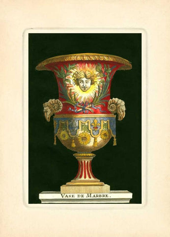 Vase with Sunflowers Black Ornate Wood Framed Art Print with Double Matting by Thomassin, S.