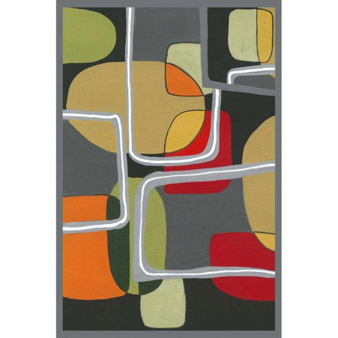 Possibilities I Black Modern Wood Framed Art Print with Double Matting by Taylor, Kris