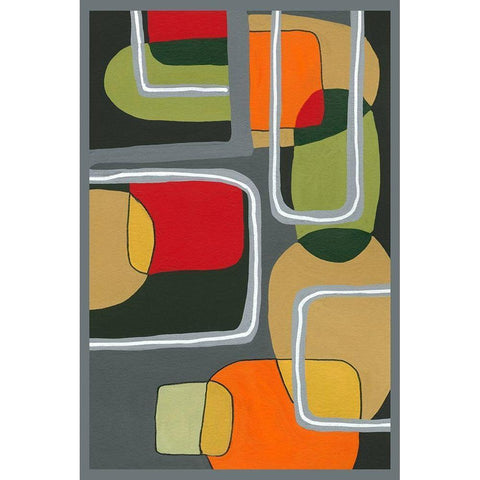Possibilities II White Modern Wood Framed Art Print by Taylor, Kris