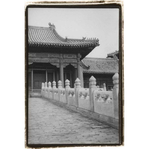 Forbidden City Walk, Beijing  Gold Ornate Wood Framed Art Print with Double Matting by DeNardo, Laura