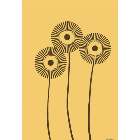 Dandy Dichromatics III Black Modern Wood Framed Art Print by Lam, Vanna