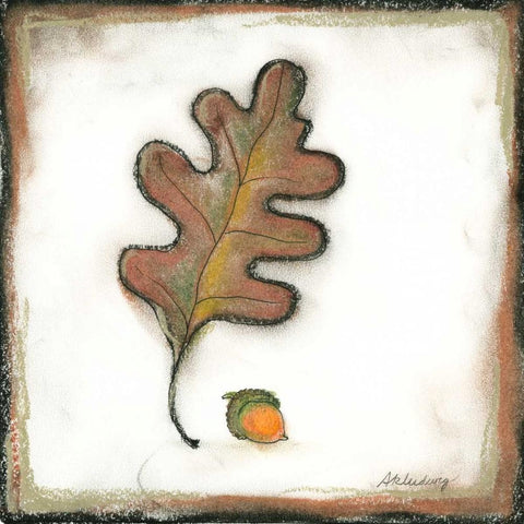 Fall Color I Gold Ornate Wood Framed Art Print with Double Matting by Ludwig, Alicia