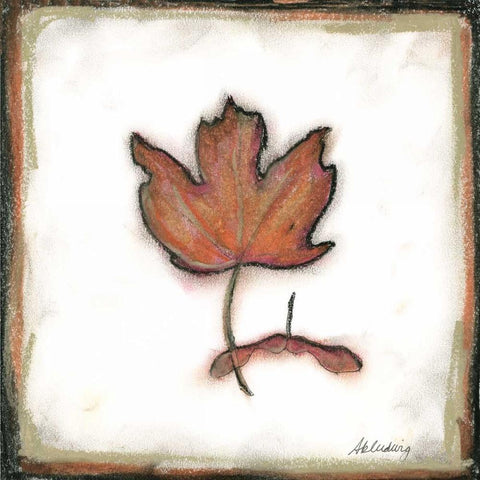 Fall Color II Gold Ornate Wood Framed Art Print with Double Matting by Ludwig, Alicia