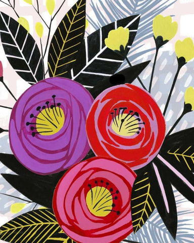 Sunkissed Silhouette I Black Ornate Wood Framed Art Print with Double Matting by Vision Studio