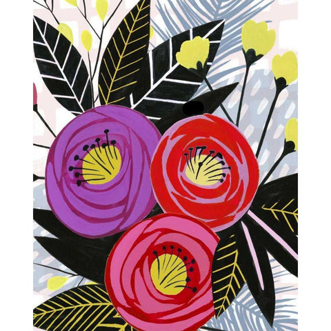 Sunkissed Silhouette I Black Modern Wood Framed Art Print by Vision Studio