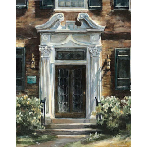 Custom Monument Avenue Gold Ornate Wood Framed Art Print with Double Matting by Meagher, Megan