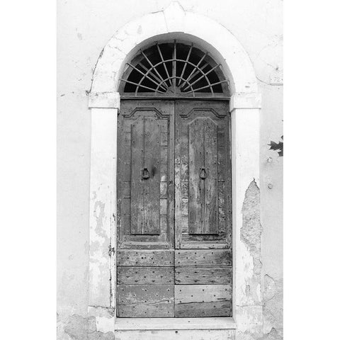 Enduring Black Modern Wood Framed Art Print by DeNardo, Laura