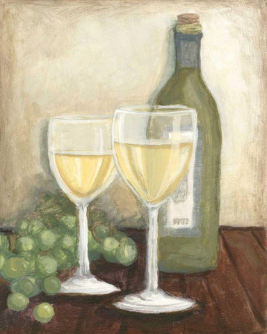 Chardonnay Black Ornate Wood Framed Art Print with Double Matting by Meagher, Megan