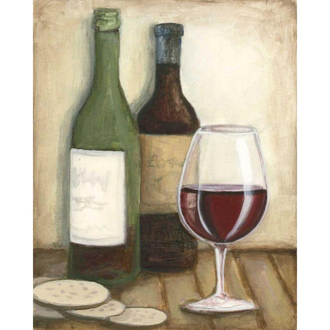 Cabernet White Modern Wood Framed Art Print by Meagher, Megan