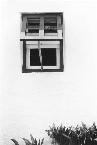 Bermuda Architecture IV White Modern Wood Framed Art Print with Double Matting by DeNardo, Laura