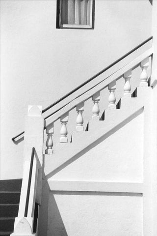 Bermuda Architecture V Black Ornate Wood Framed Art Print with Double Matting by DeNardo, Laura