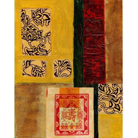 Lucky 33 Black Modern Wood Framed Art Print with Double Matting by Archie, Kate