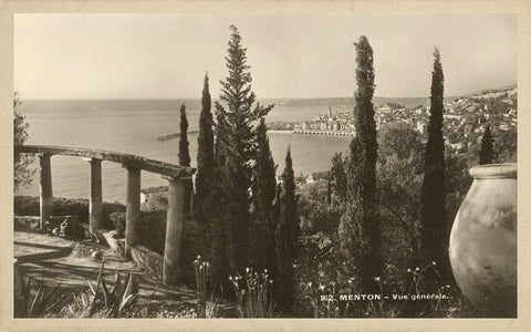 Summer in France V Black Ornate Wood Framed Art Print with Double Matting by Unknown