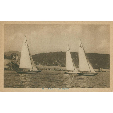 Summer in France VII White Modern Wood Framed Art Print by Unknown