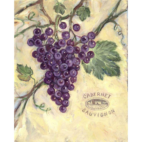 Cabernet Sauvignon Gold Ornate Wood Framed Art Print with Double Matting by Kasun, Theresa