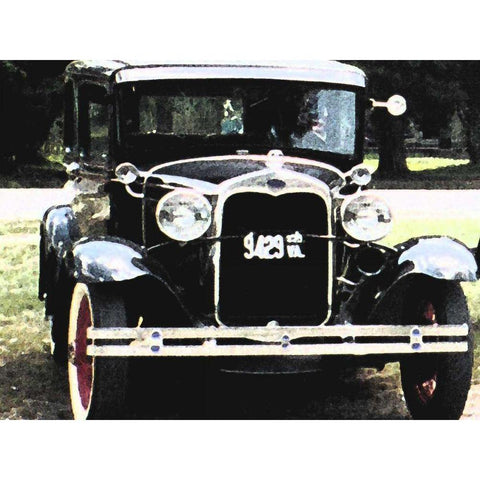 Joy Ride II Black Modern Wood Framed Art Print by Ilosky, Pam