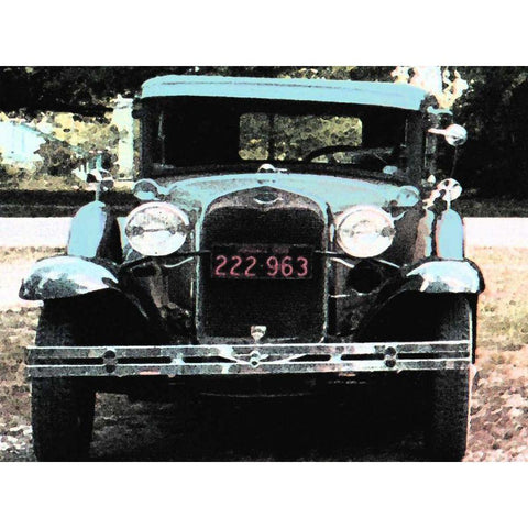 Joy Ride III Black Modern Wood Framed Art Print by Ilosky, Pam