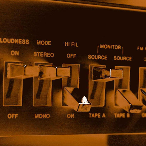 Chroma Stereo I White Modern Wood Framed Art Print by Stramel, Renee W.