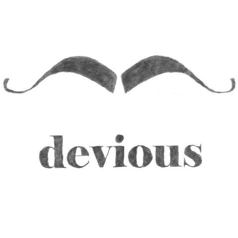 Devious Black Modern Wood Framed Art Print by Johnson, Jason