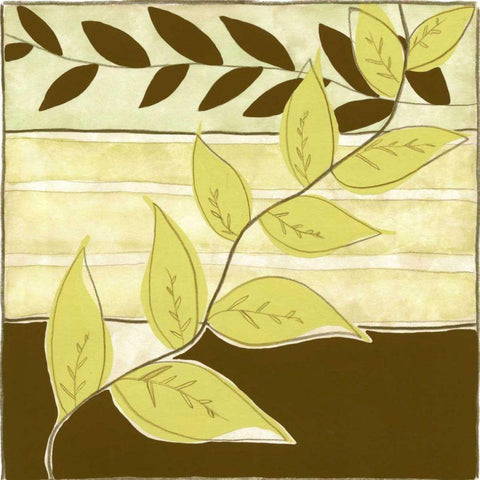 Patchwork Garden I White Modern Wood Framed Art Print with Double Matting by Goldberger, Jennifer