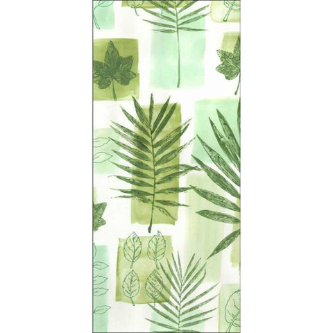 Leaf Impressions V Gold Ornate Wood Framed Art Print with Double Matting by Vision Studio