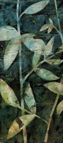 Mystic Reflections Panel I White Modern Wood Framed Art Print with Double Matting by Meagher, Megan