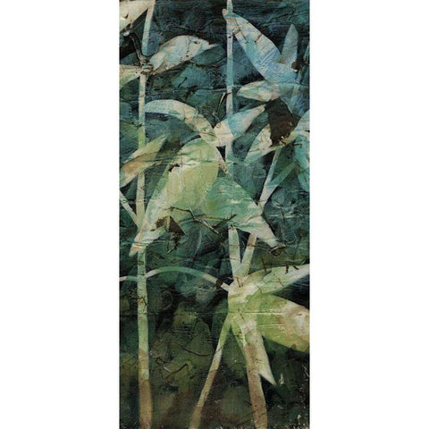 Mystic Reflections Panel II Black Modern Wood Framed Art Print with Double Matting by Meagher, Megan