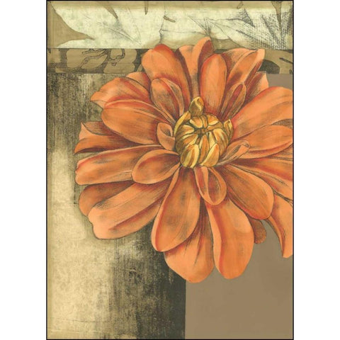 Small Ethereal Bloom II Gold Ornate Wood Framed Art Print with Double Matting by Goldberger, Jennifer