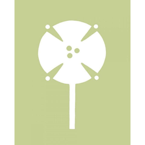 Simple Silhouette I Black Modern Wood Framed Art Print by Vision Studio