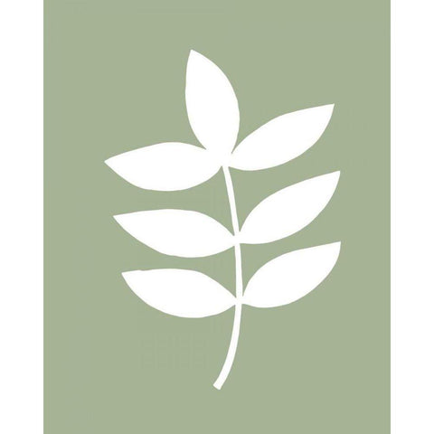 Simple Silhouette III Gold Ornate Wood Framed Art Print with Double Matting by Vision Studio