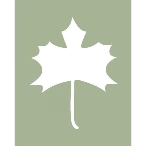 Simple Silhouette IV Black Modern Wood Framed Art Print with Double Matting by Vision Studio