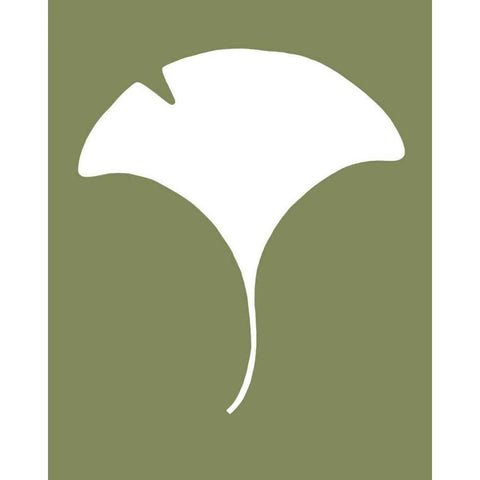 Simple Silhouette VI White Modern Wood Framed Art Print by Vision Studio