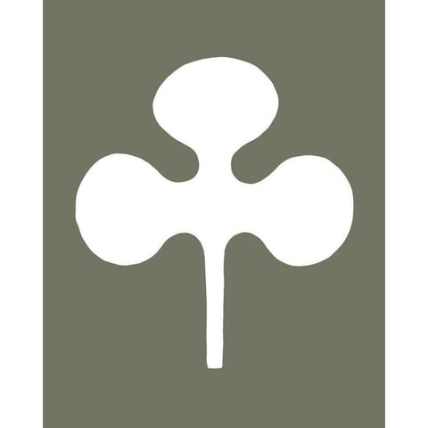 Simple Silhouette VII Gold Ornate Wood Framed Art Print with Double Matting by Vision Studio