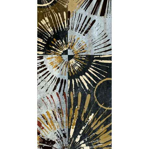 Outburst III Black Modern Wood Framed Art Print by Burghardt, James