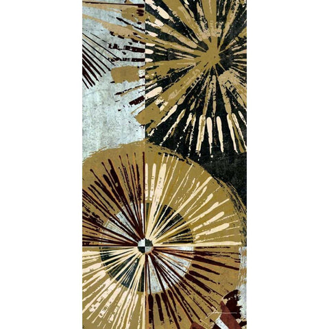 Outburst IV Gold Ornate Wood Framed Art Print with Double Matting by Burghardt, James