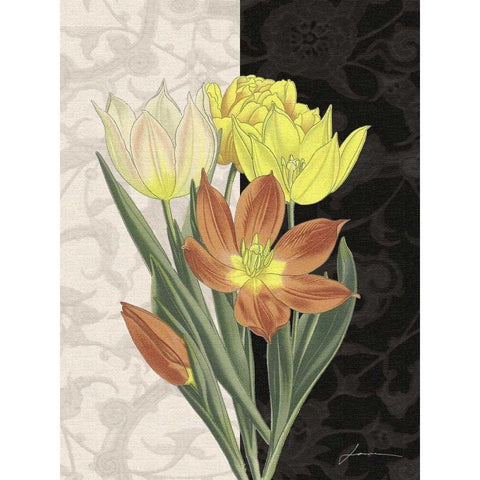 Centerpiece II Gold Ornate Wood Framed Art Print with Double Matting by Burghardt, James