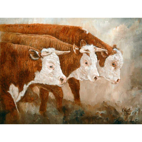 The Guardian Black Modern Wood Framed Art Print by Winkler, Kathy