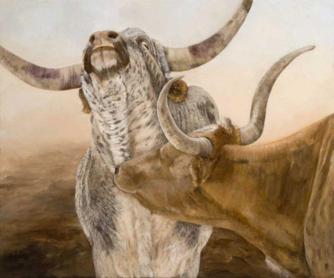 Ahhhhh! Black Ornate Wood Framed Art Print with Double Matting by Winkler, Kathy