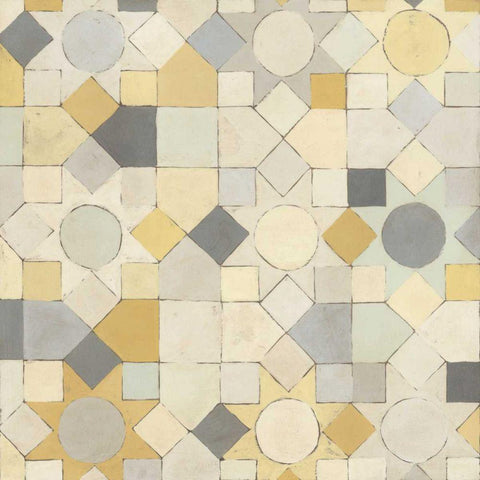 Interplay I Black Ornate Wood Framed Art Print with Double Matting by Meagher, Megan