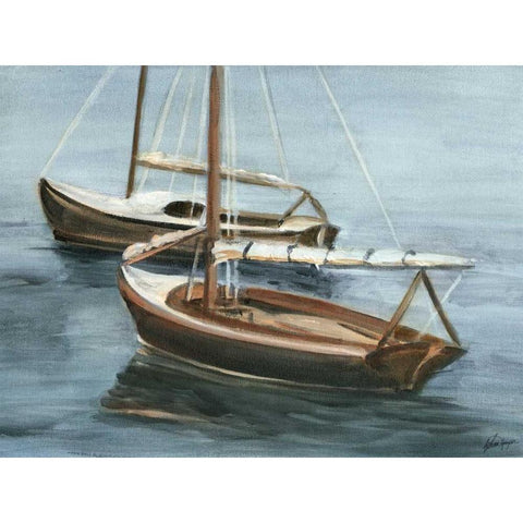 Small Stillwaters II Black Modern Wood Framed Art Print by Harper, Ethan