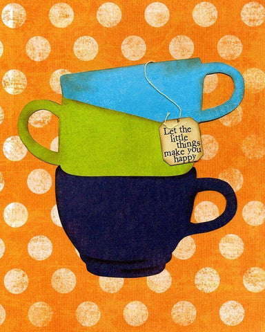 The Little Things Black Ornate Wood Framed Art Print with Double Matting by DeDonato, Jennifer